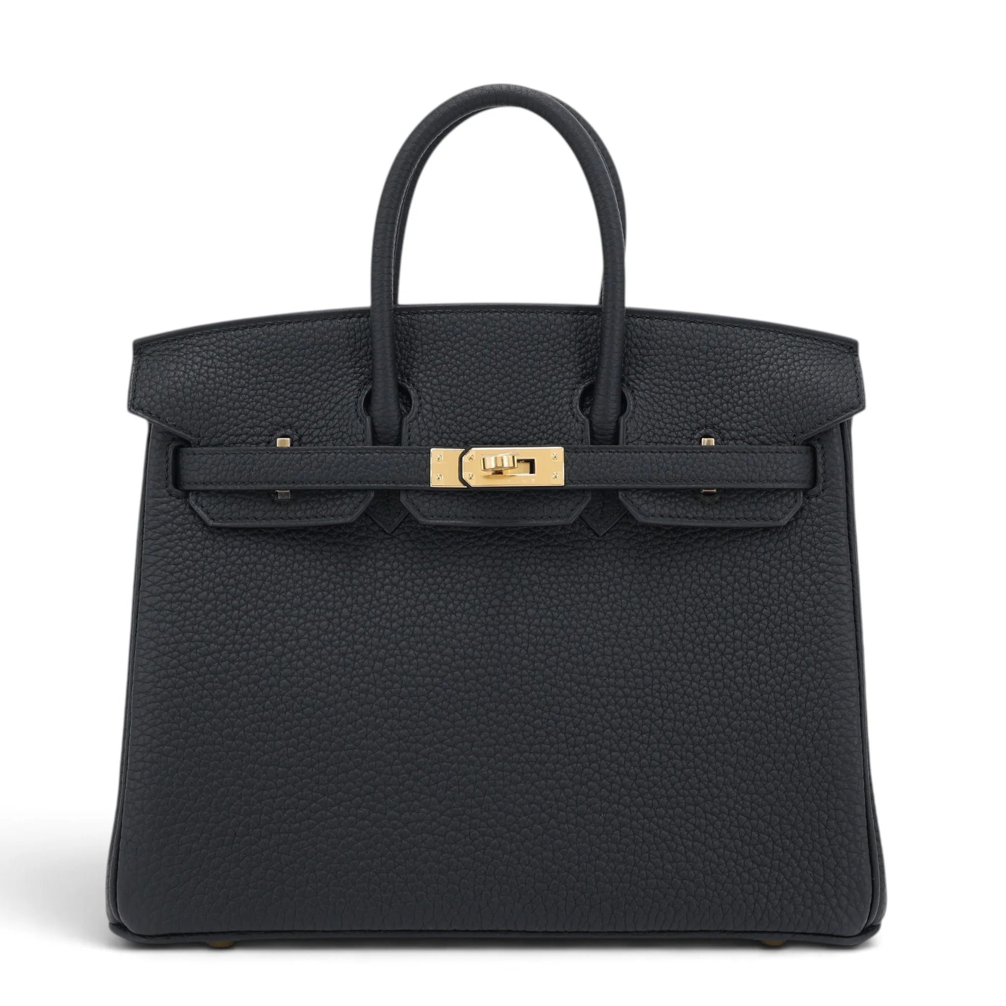 Brand New ( Rank N ) HERMÈS Birkin 25 Noir (89) Togo Gold hardware G (2026)