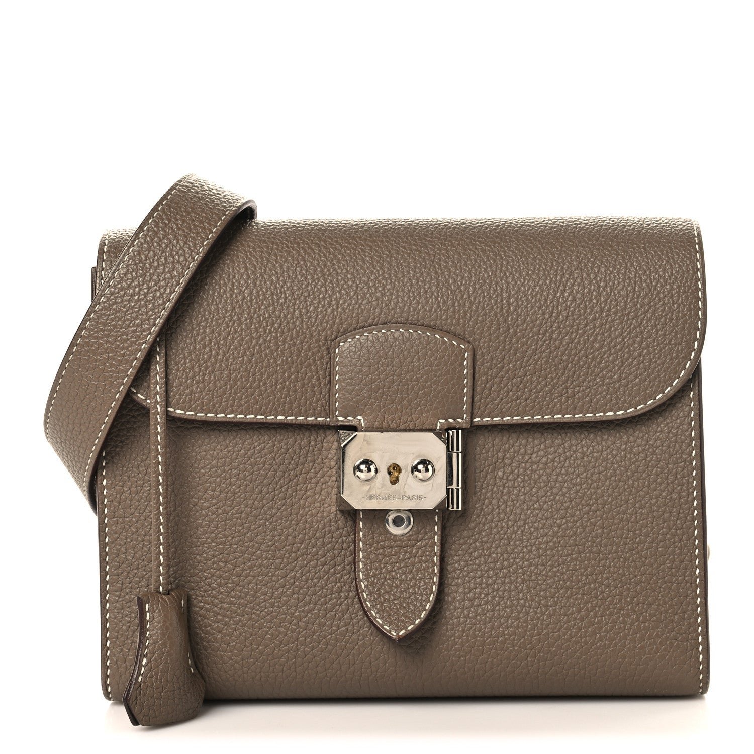 Togo Sac A Depeches 21 Messenger Bag Etoupe