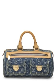 Louis Vuitton Blue Monogram Denim Neo Speedy