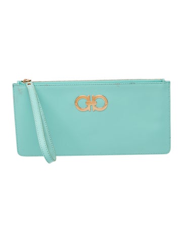 Ferragamo Leather Clutch