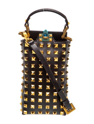Valentino Rockstud Top Handle Bag
