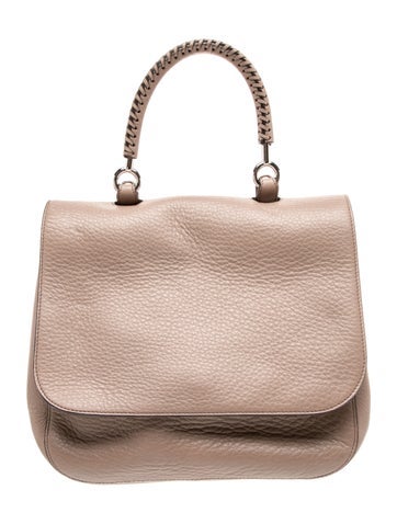 Leather Top Handle Bag