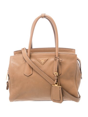 Enameled Metal Triangle Top Handle Bag