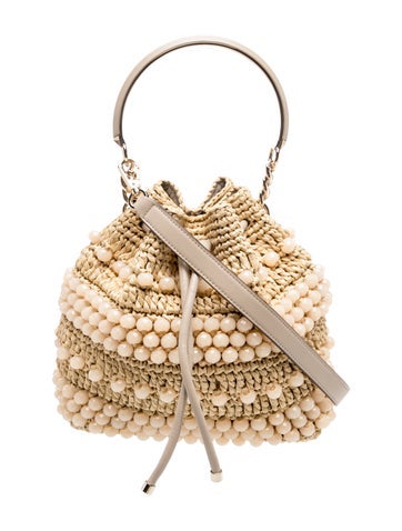 Jimmy Choo Raffia Bon Bon