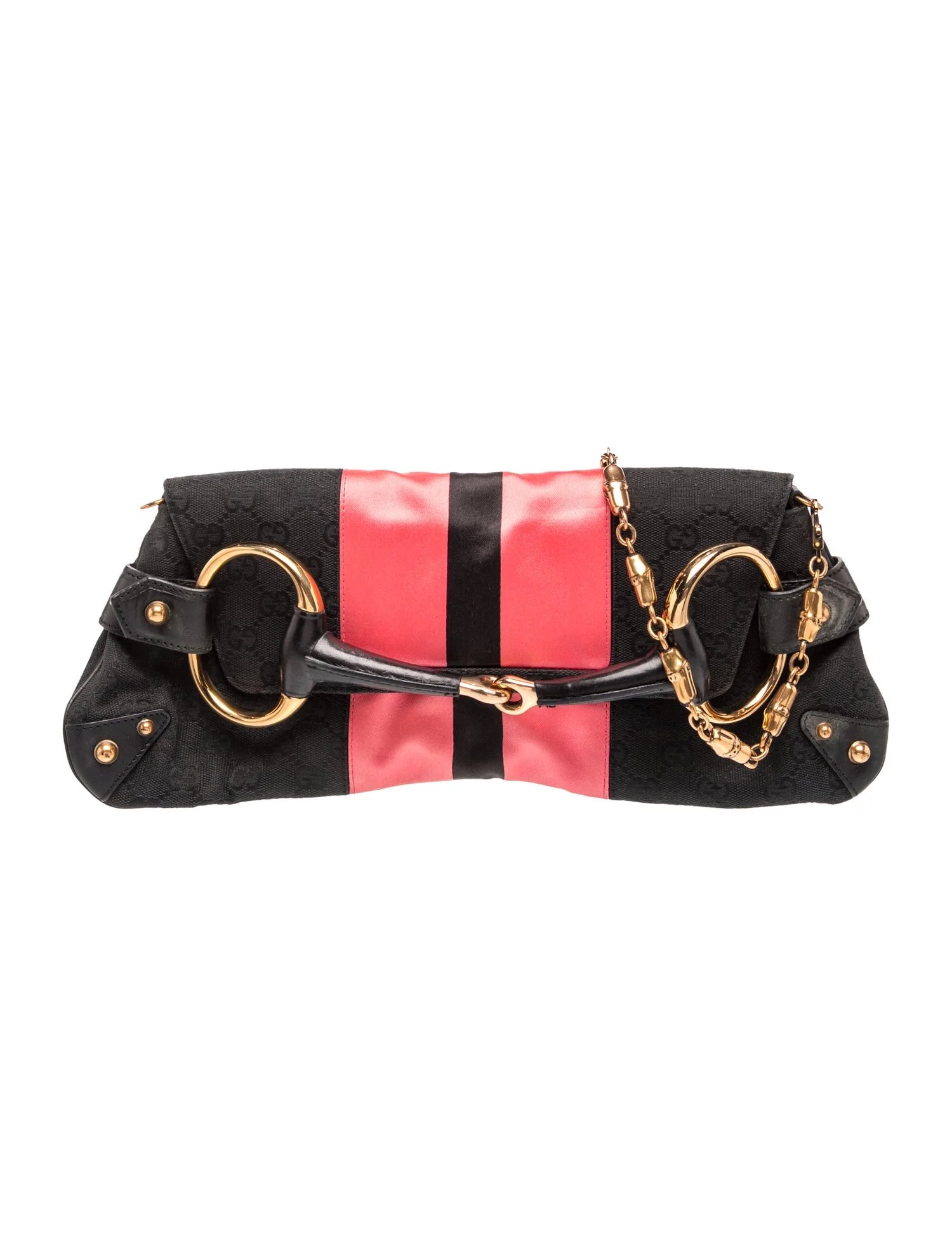 GG Canvas Horsebit Chain