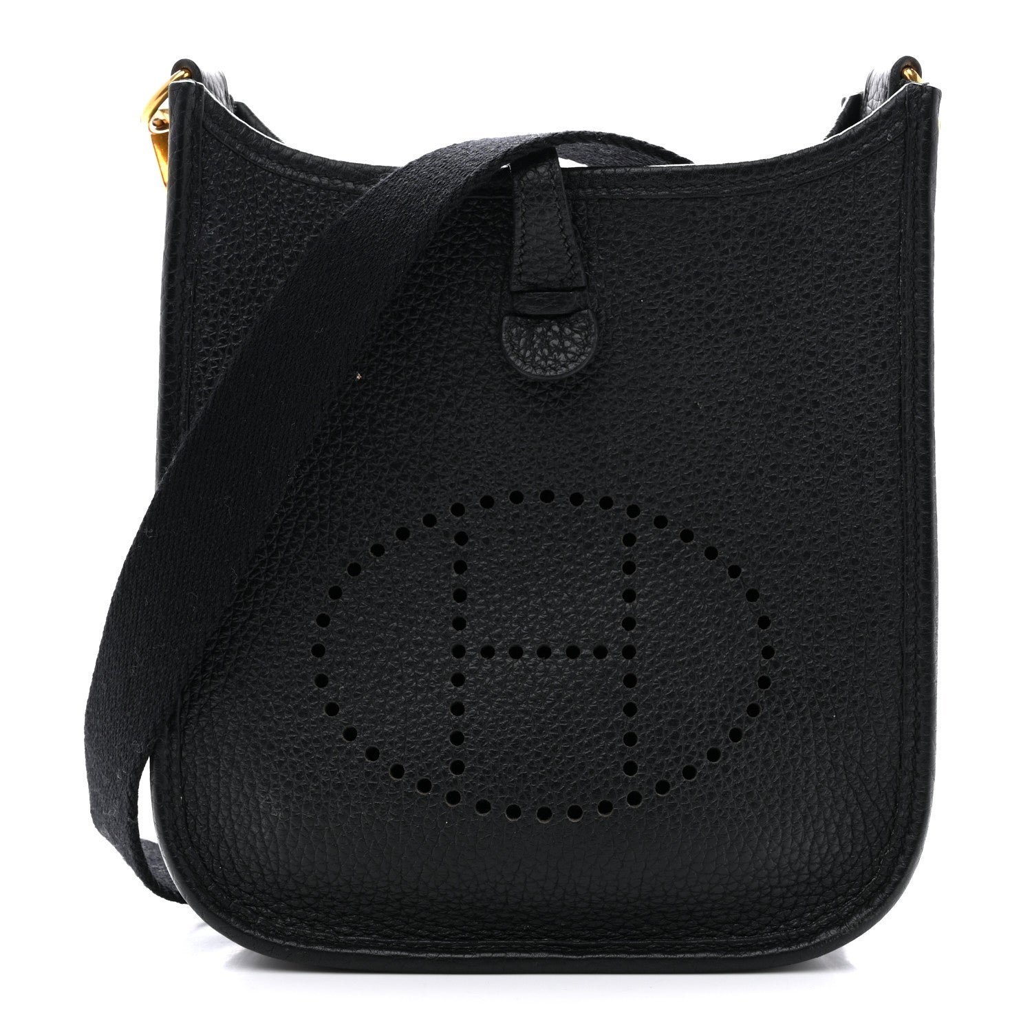 Hermes Taurillon Clemence Evelyne TPM Black