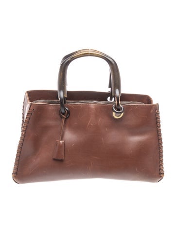 Leather Top Handle Bag