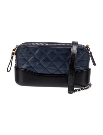 Gabrielle Double Zip Clutch w/ Chain