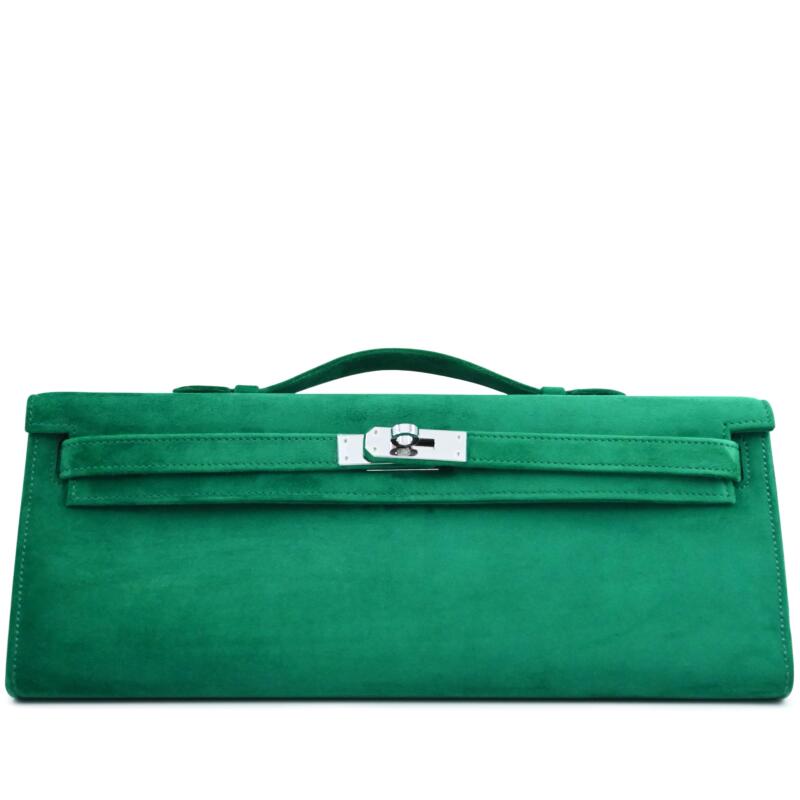 Hermes Cactus Doblis Kelly Cut Palladium Hardware, 2023