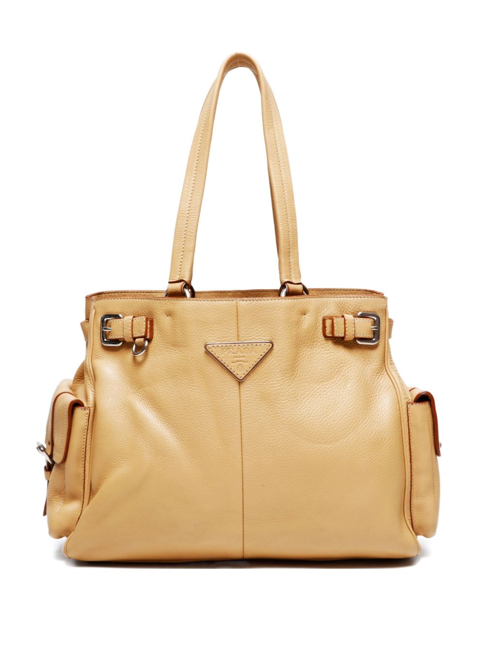 Prada  2000-2020s triangle-logo shoulder bag