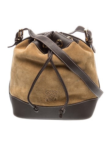Suede Bucket Bag