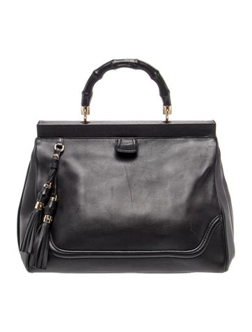 Bamboo Top Handle Bag