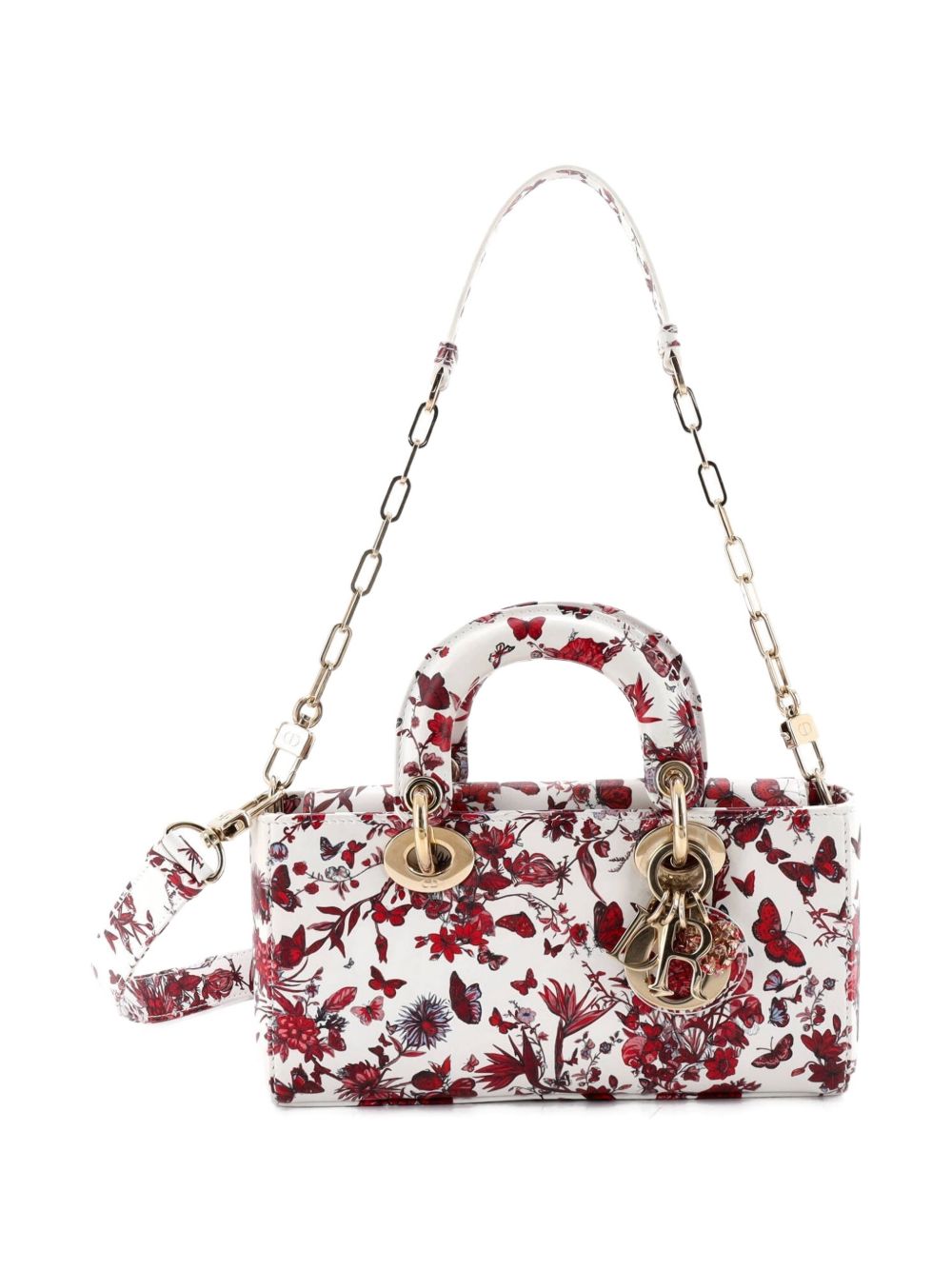 Dior Lady D-Joy Bag Printed Leather Small satchel