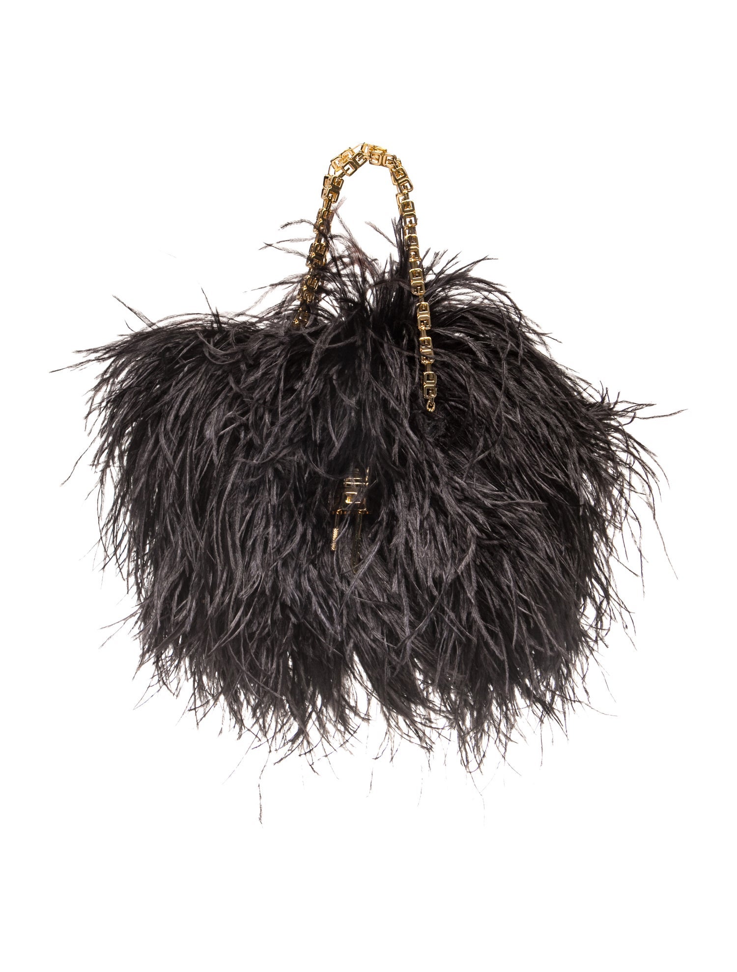 Givenchy Duck Feathers Ostrich Feather Cut Out