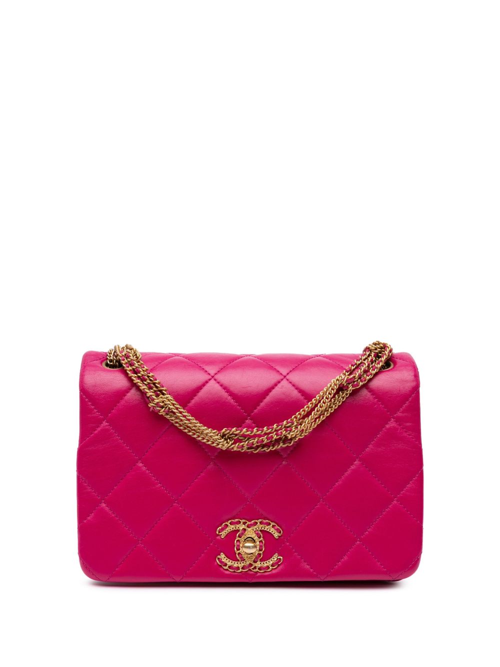 2021-2024 Small Quilted Lambskin On And On Chain Flap shoulder bag