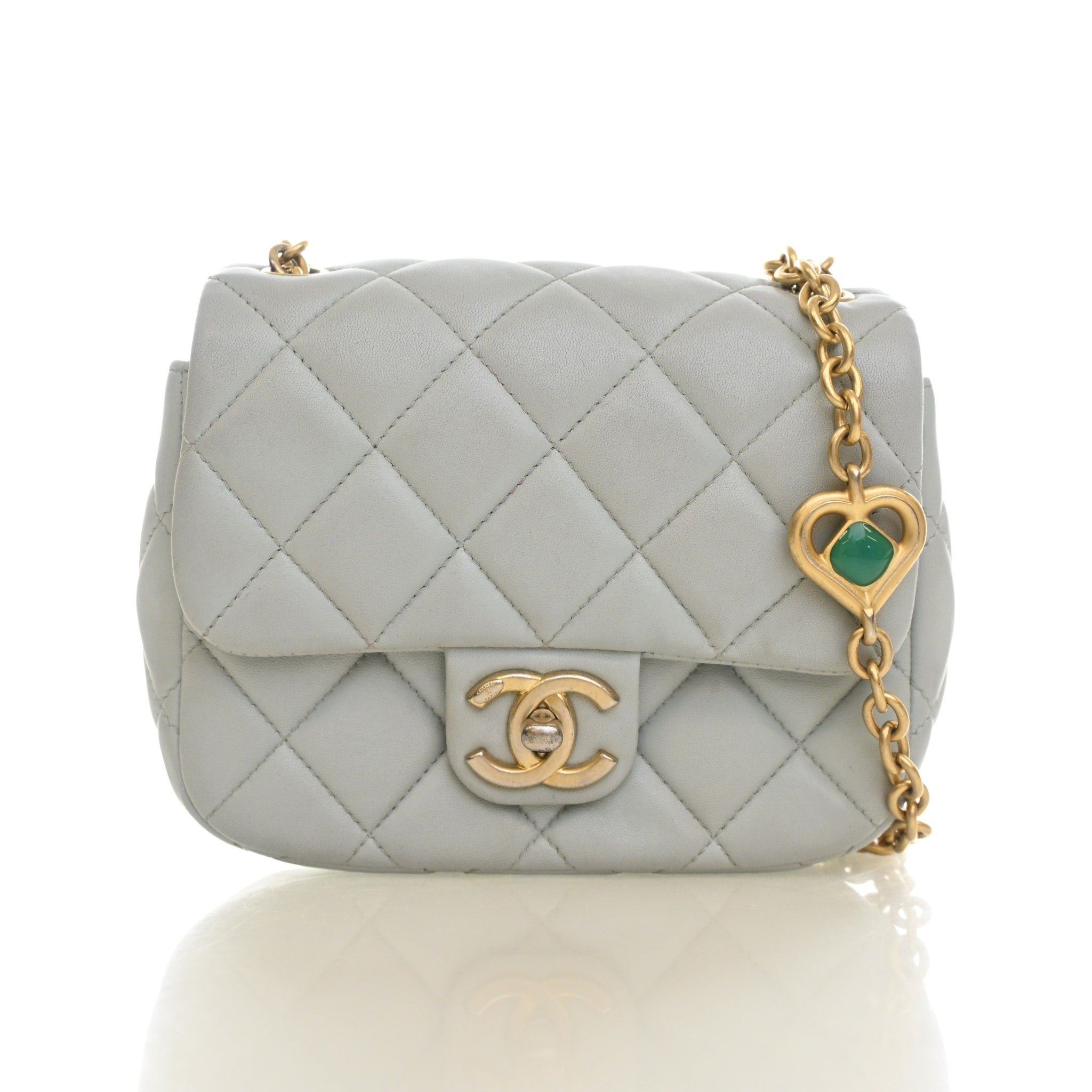 Chanel Mini Lambskin Square Flap Bag