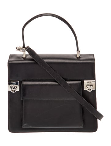 Leather Top Handle Bag