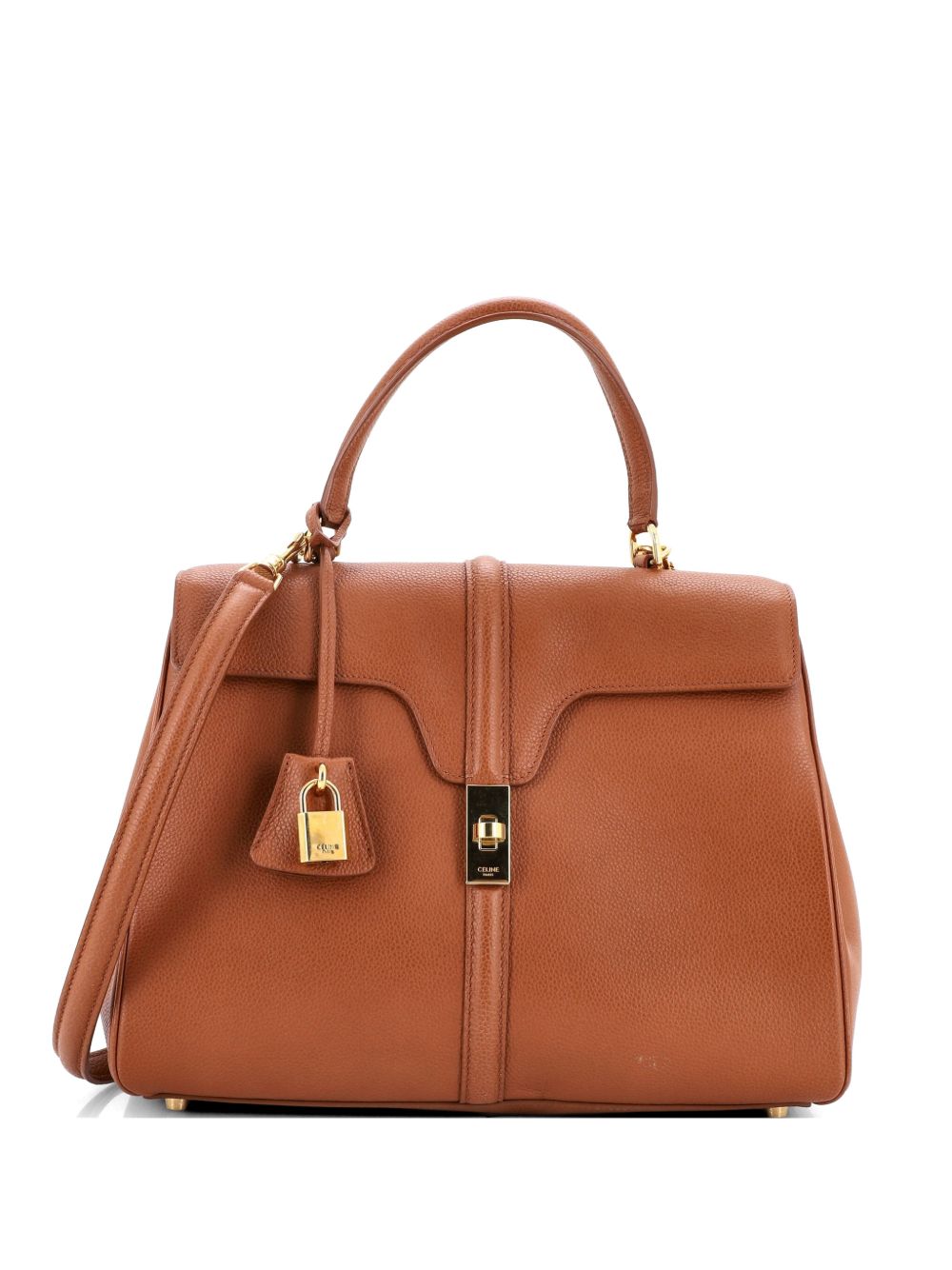 16 Top Handle Bag Grained Calfskin Medium shoulder bag