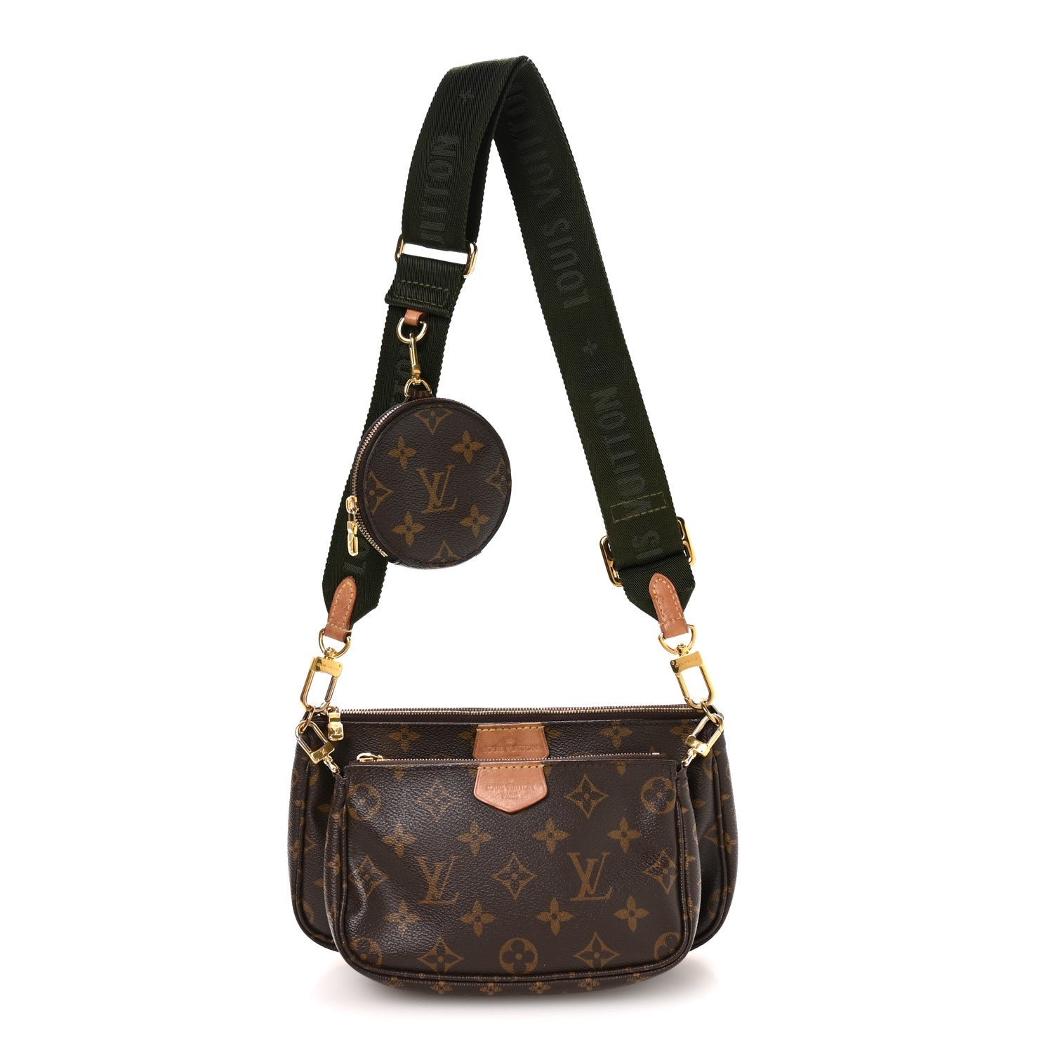 Louis Vuitton Monogram Multi Pochette Accessories Kaki