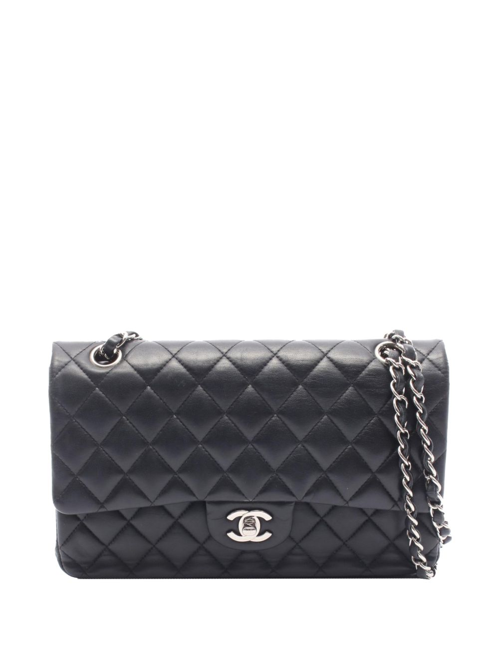 2019 Medium Classic Lambskin Double Flap shoulder bag