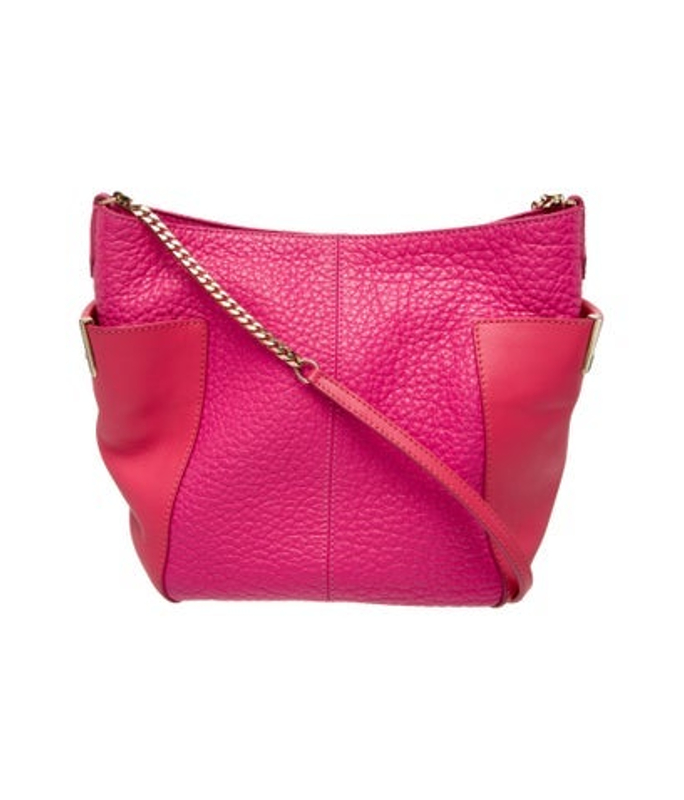 Jimmy Choo Choo Saffiano Leather Top Handle Bag