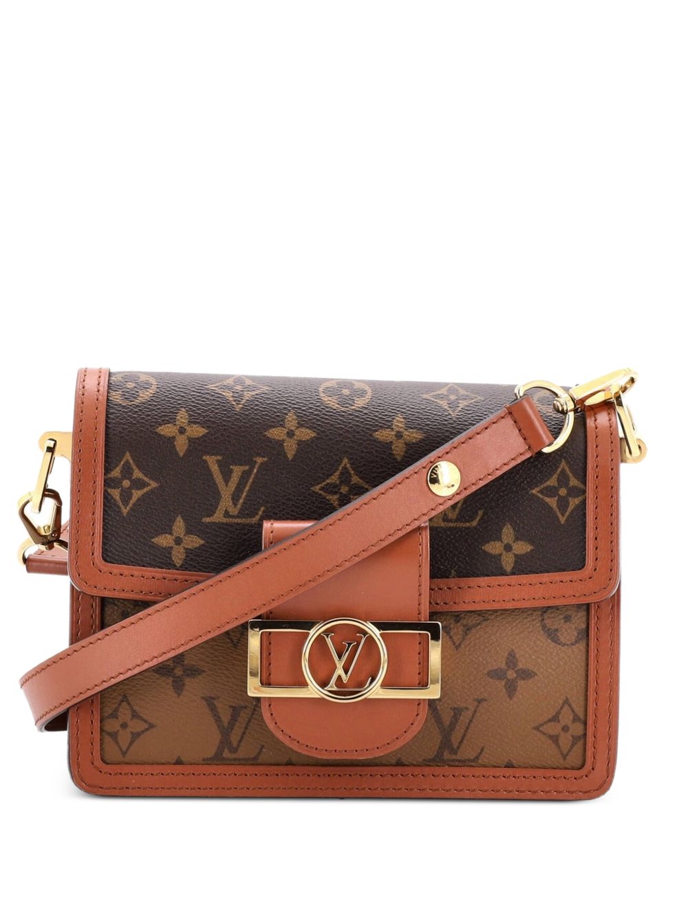 Dauphine Shoulder Bag Reverse Monogram Canvas Mini crossbody bag
