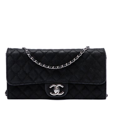 CC Quilted Iridescent Fabric East West Flap