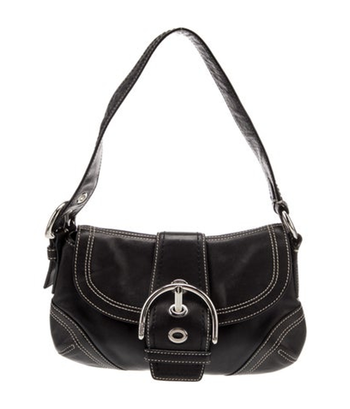 Coach Leather Top Handle Bag