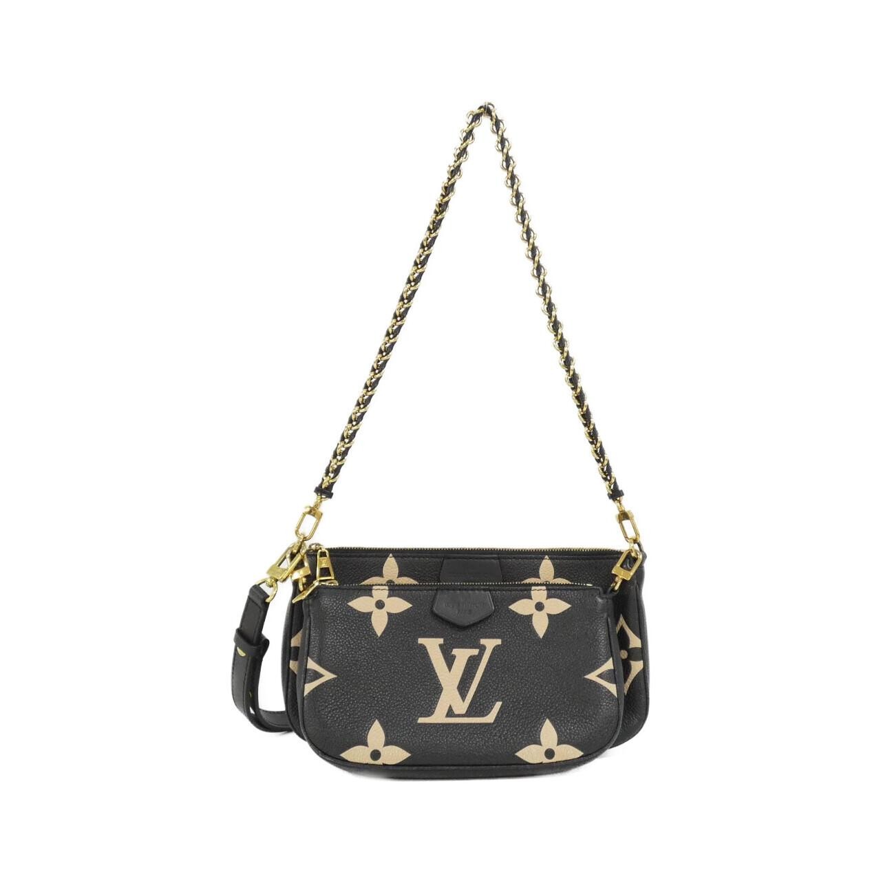 Louis Vuitton Two-Tone Monogram Empreinte Multi Pochette Accessoir...