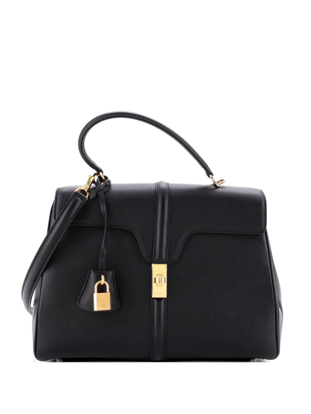 16 Top Handle Bag Grained Calfskin Medium shoulder bag