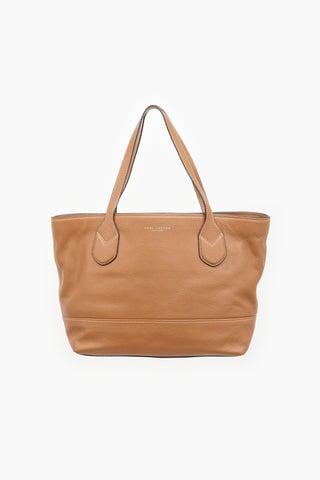 Grained Leather Tote Bag