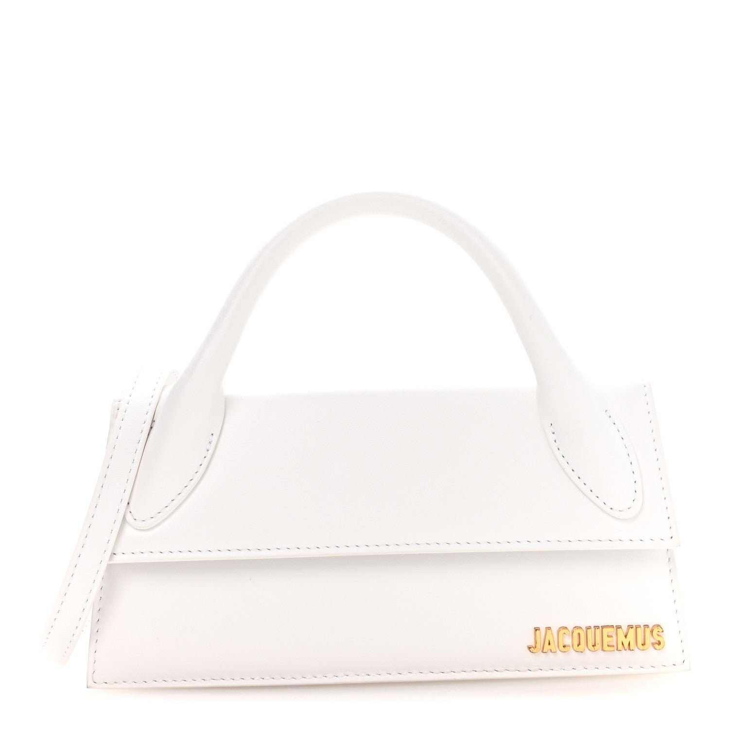 Jacquemus Smooth Calfskin Le Chiquito Long White