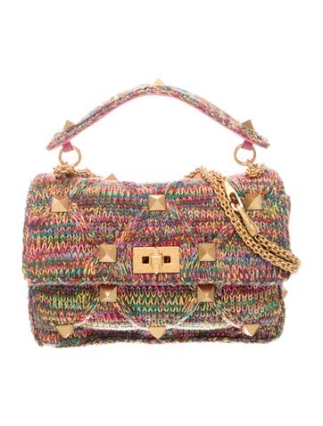 Rockstud Top Handle Bag