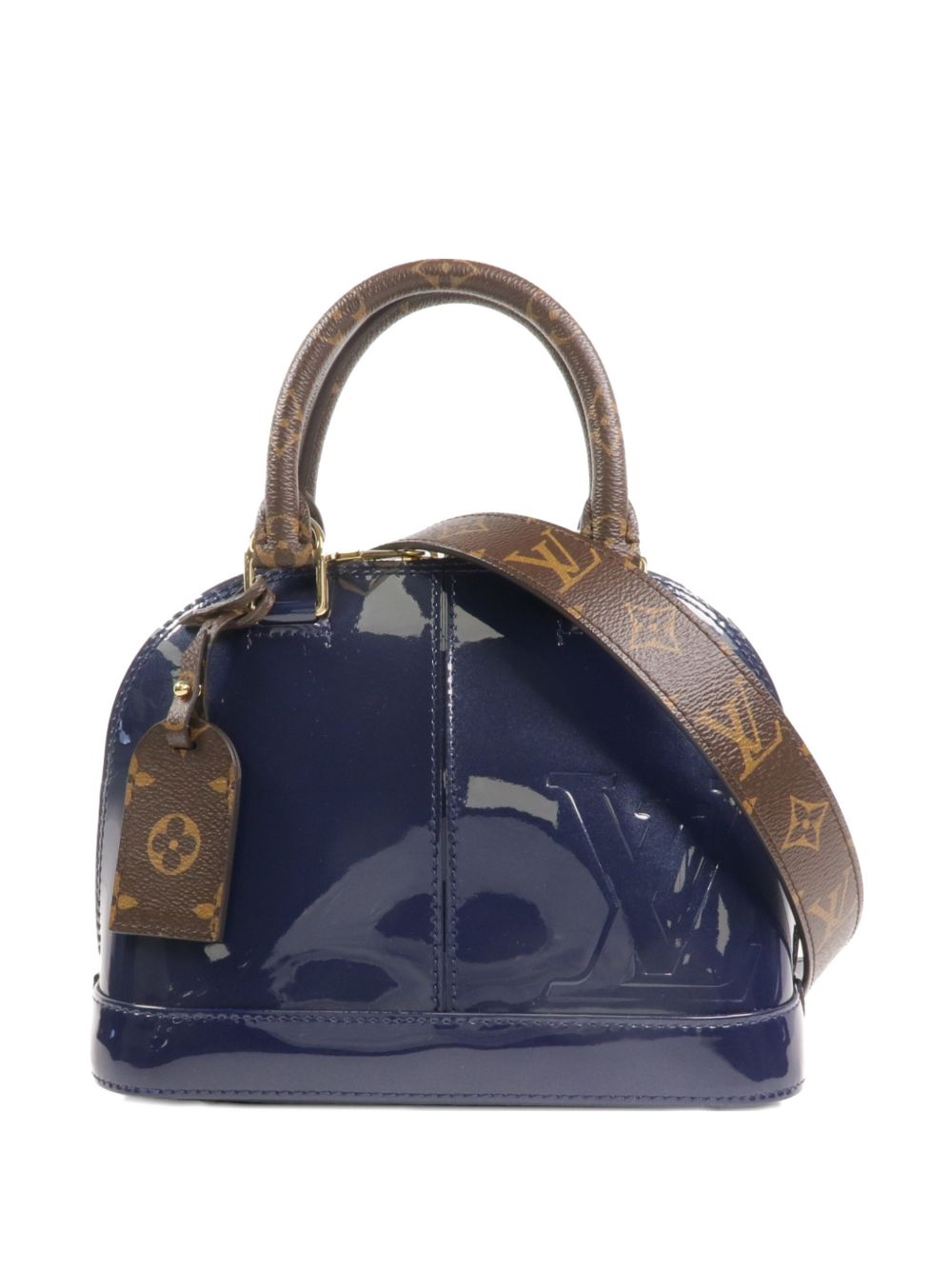 Alma BB Monogram Vernis tote bag