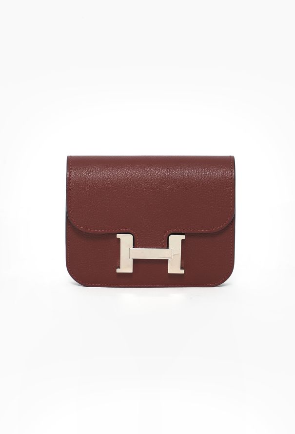 Hermes 2023 Bicolor Constance Slim Wallet