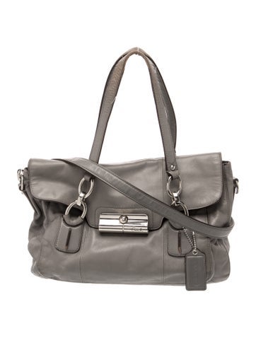Leather Top Handle Bag