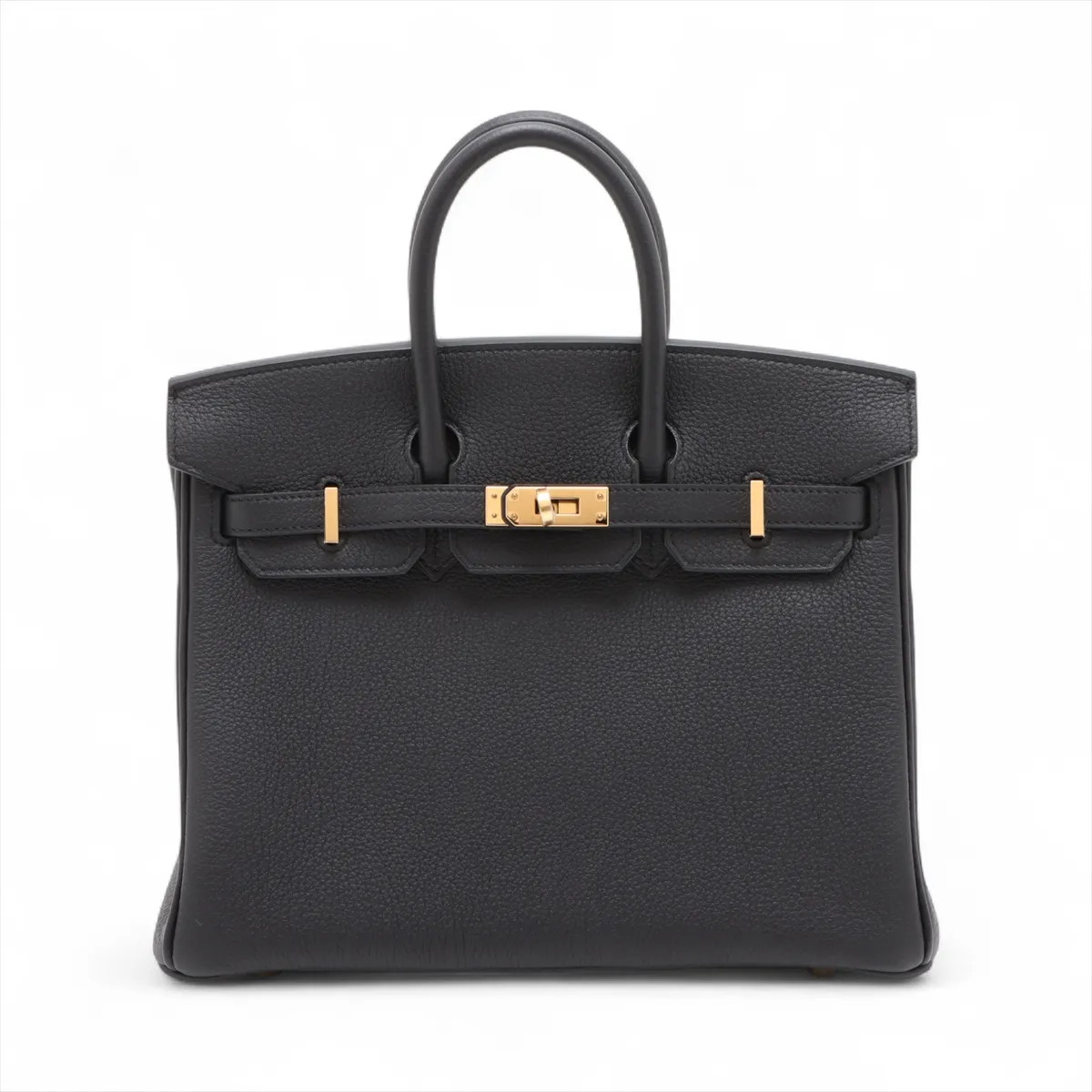 Hermès Birkin 25 Le Tournay Togo Black Gold Metal Fittings