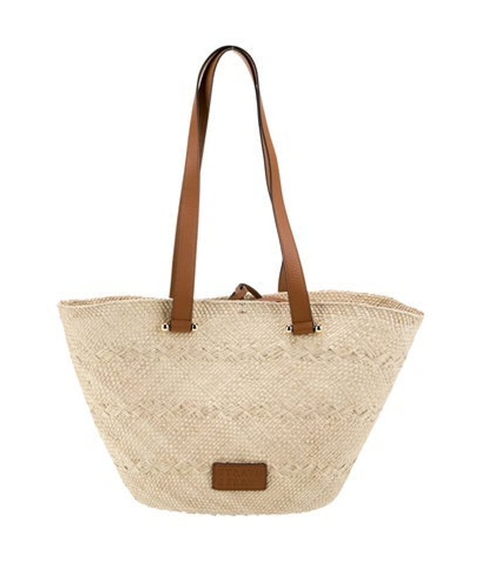 Strathberry Raffia Tote