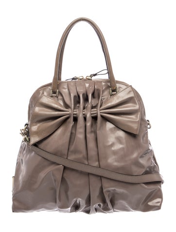 Valentino Patent Leather Shoulder Bag