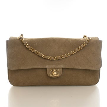 Suede Souplissimo Flap Bag