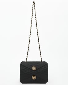 Chanel '80s Satin Quilted Shoulder Bag