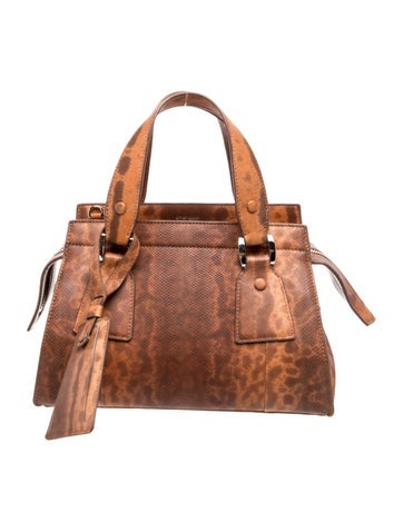 Leather Top Handle Bag