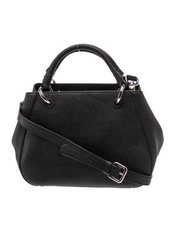 Leather Top Handle Bag