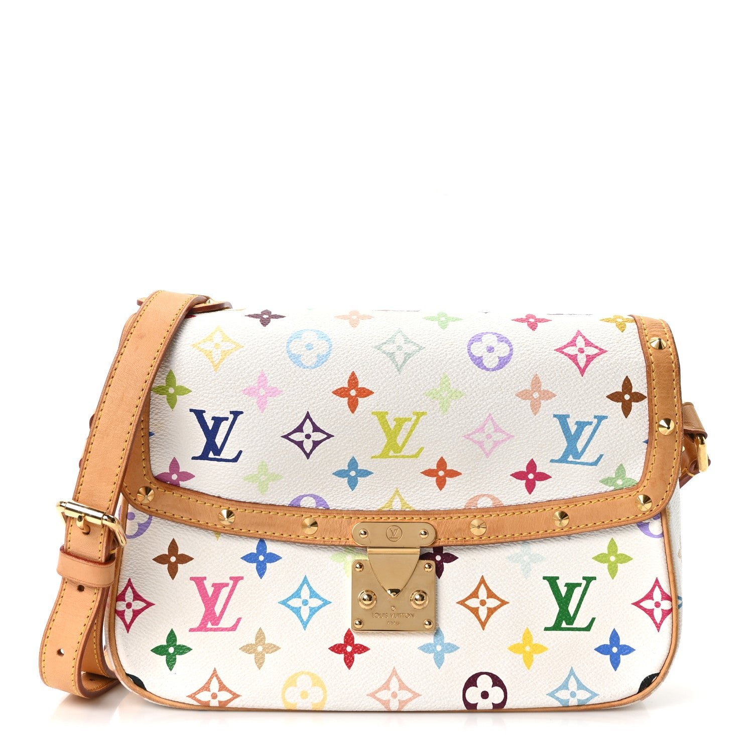 Louis Vuitton Monogram Multicolor Sologne White