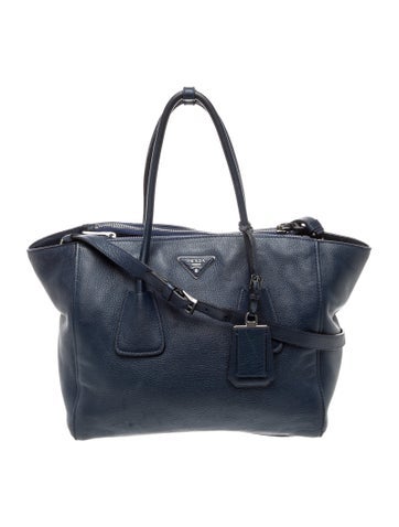 Enameled Metal Triangle Top Handle Bag