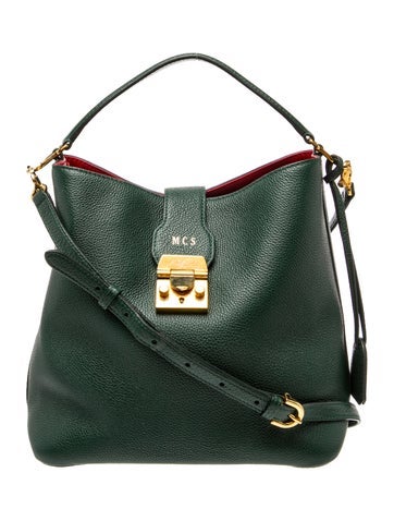 Leather Top Handle Bag