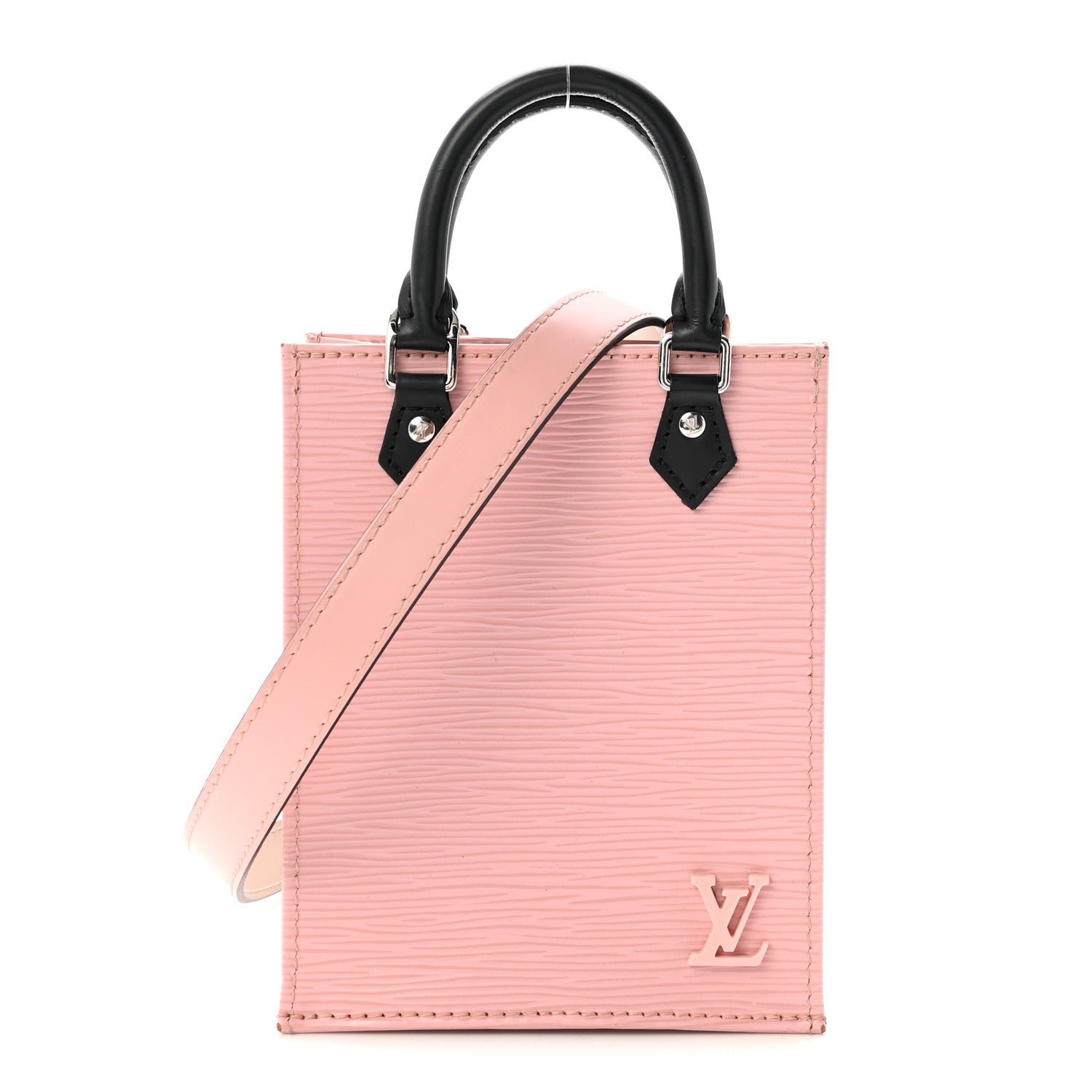 Louis Vuitton Epi Petit Sac Plat Rose Ballerine