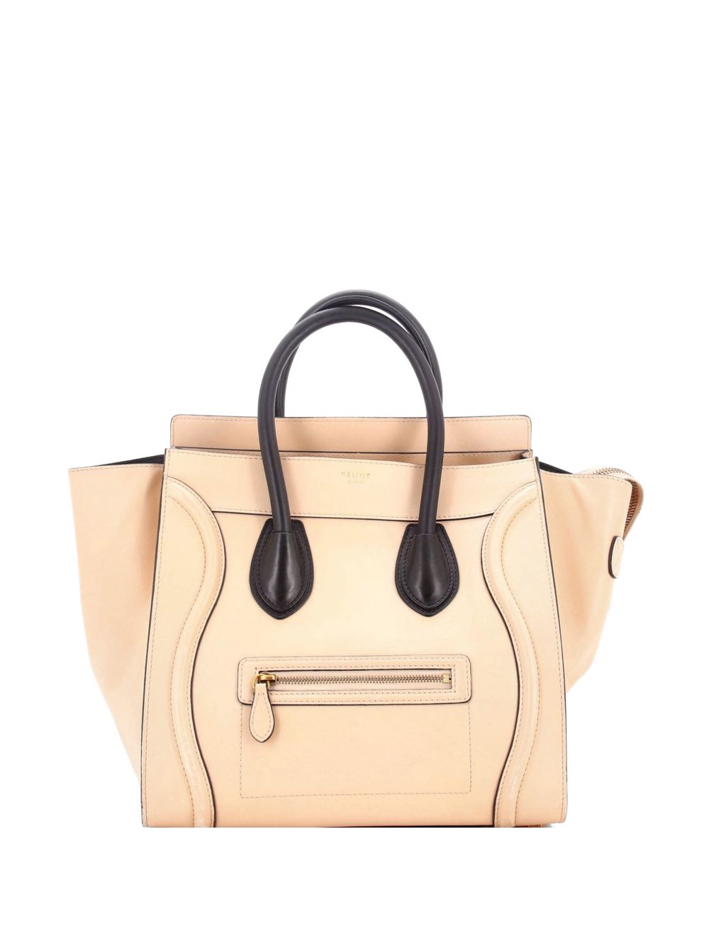 Celine Bicolor Luggage Bag Leather Mini satchel