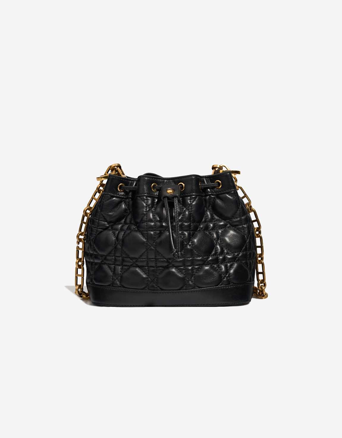 Dior 
		Drawstring Small Lamb Black    
