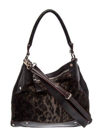 MZ Wallace Faux Fur Hobo